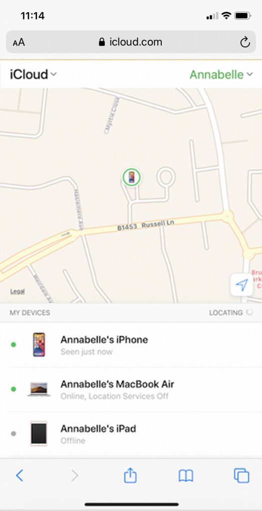 icloud contacts