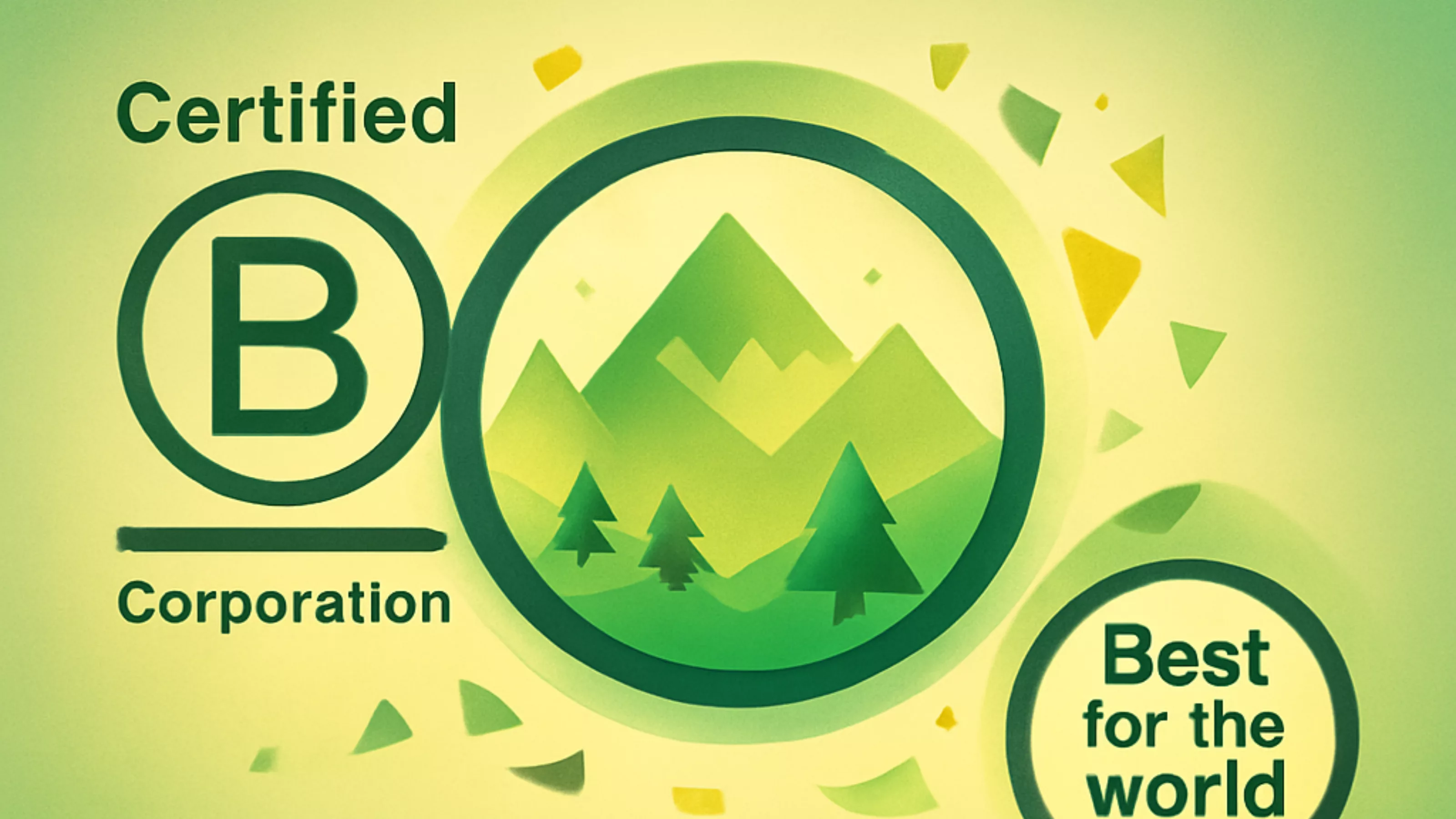 A Best for the World B Corp graphic.