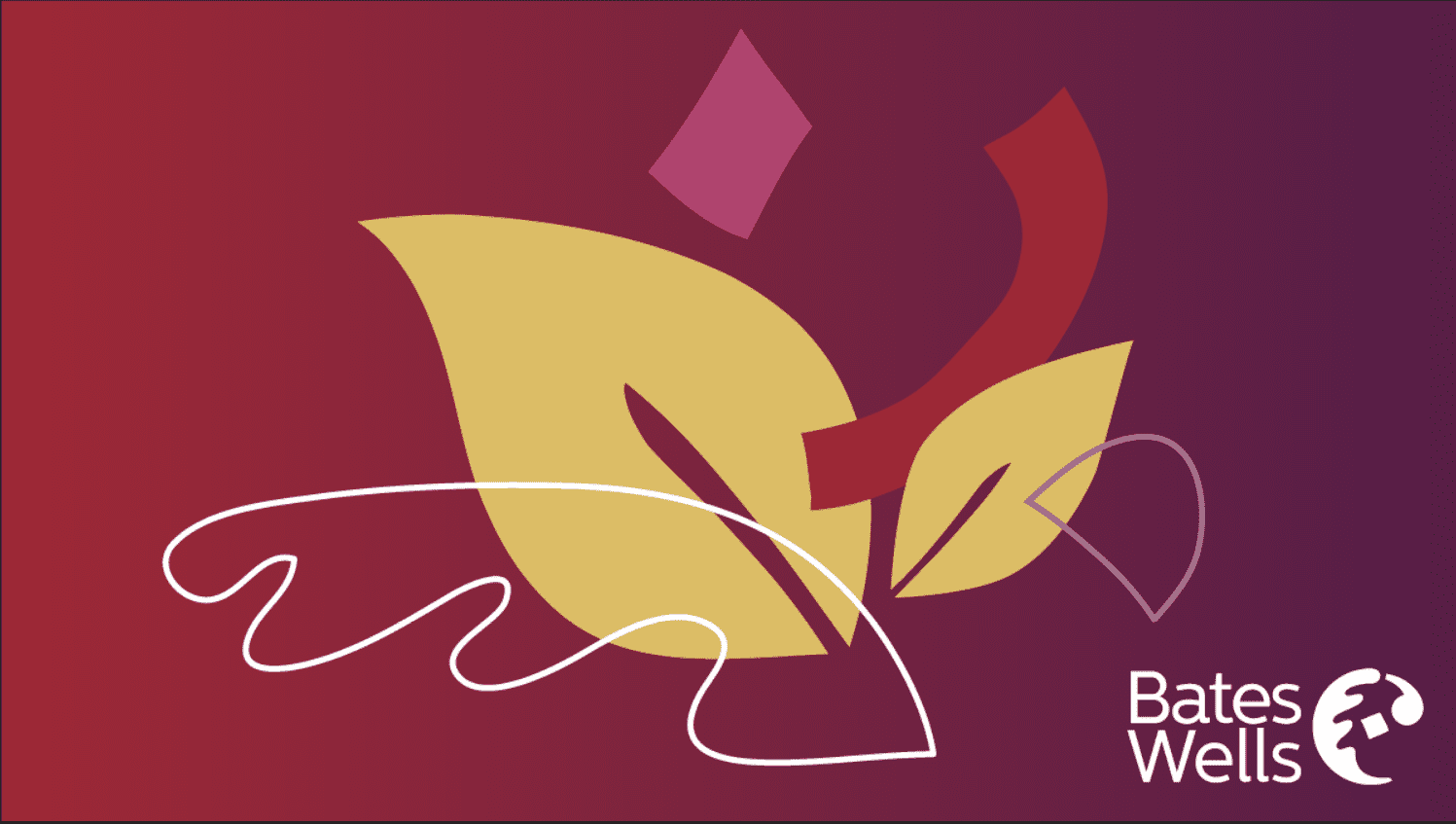 A Bates Wells graphic with a stylised leaf.