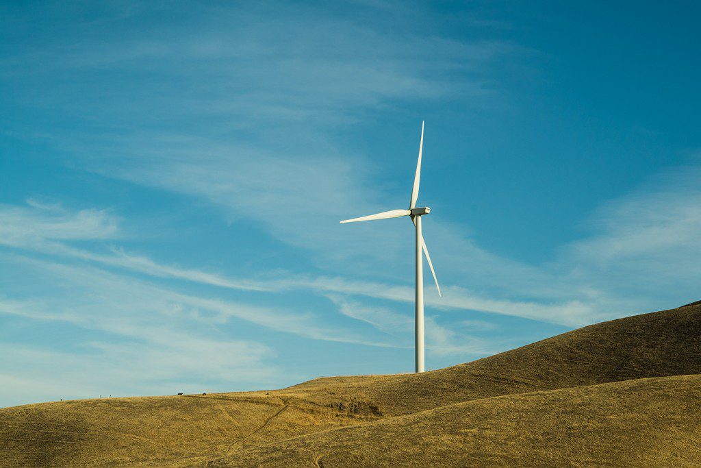 sustainability is using wind turbines 